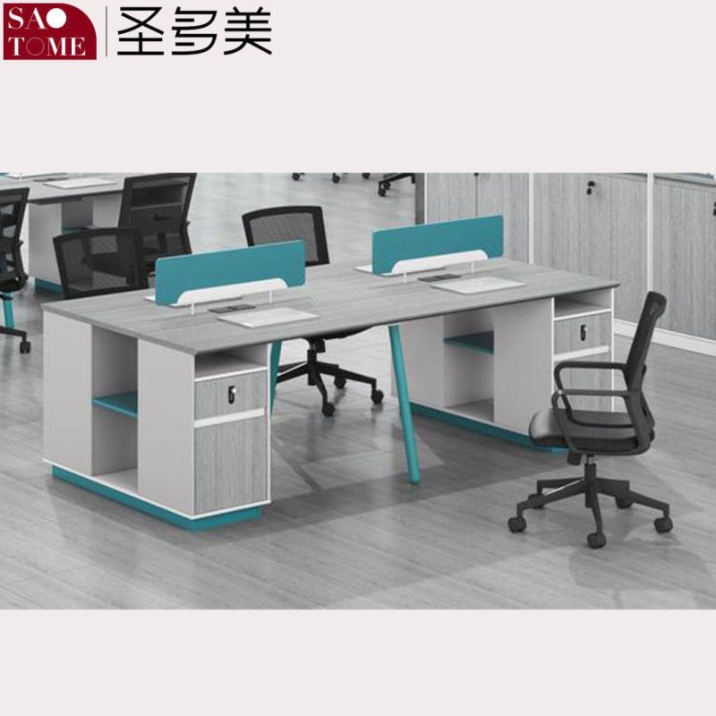 Modern High Quality Office Furniture Computer Desk Office Table Two Seater