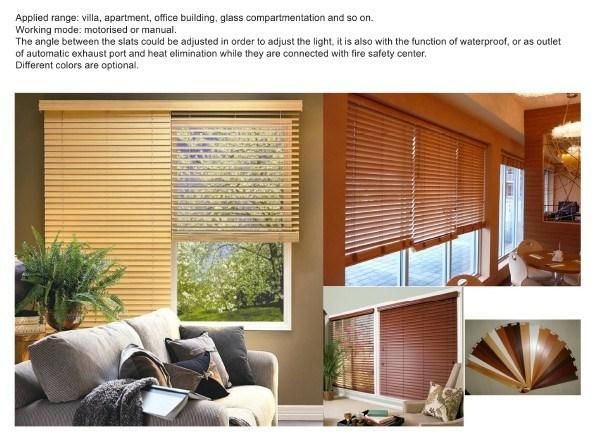 High Quality and Elegant Wood Blind Manufacturer