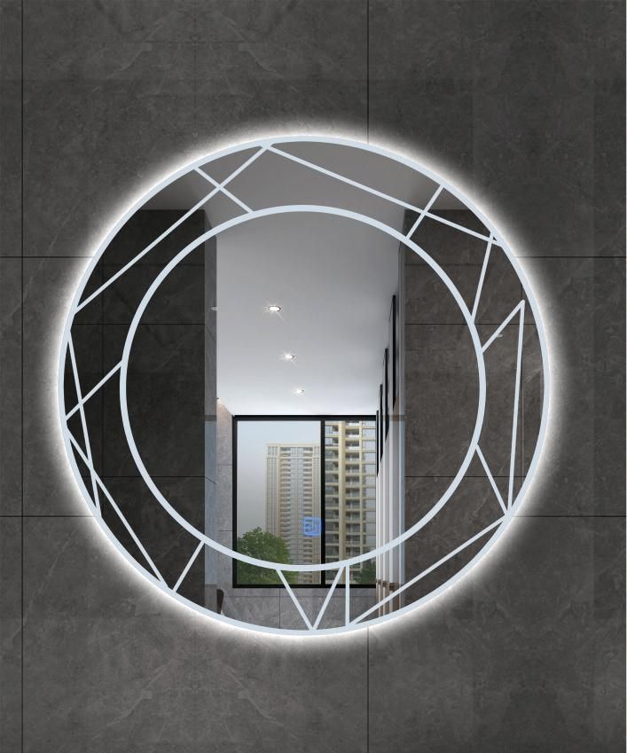 Circle China Factory Wholesale Bathroom Intelligent Smart LED Mirror