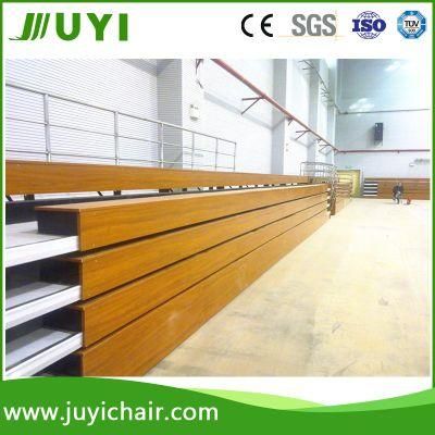 Jy-705 Telescopic Wooden Bleachers Seating Stadium Retractable System