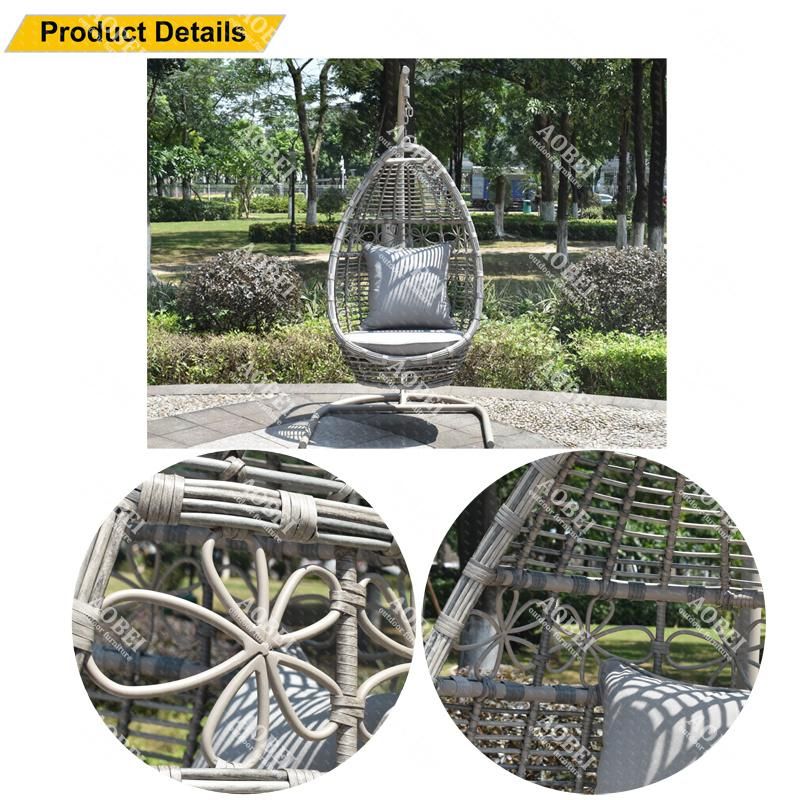 Modern Contemporary Outdoor Garden Home Hotel Rattan Wicker Patio Hanging Swing Chair Furniture