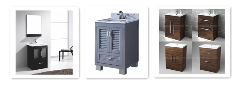 Grey Undermount Single Sink Bathroom Vanity