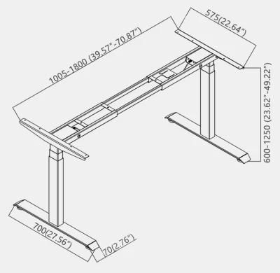 Adjustable Height Office Furniture Best Ergonomic Motorized Standing Desk