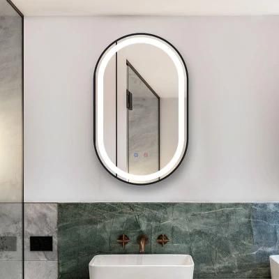 High-End Home Decoration Bathroom Mirror Metal Framed Mirror