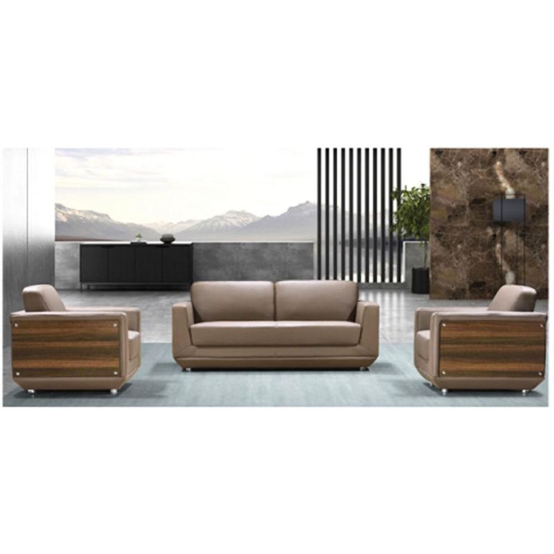 Foshan Office Furniture Modern Leather Office/Hotel Sofa Design (SZ-SF838)