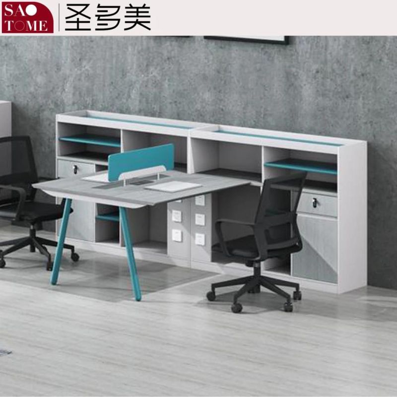 Modern Foshan Factory Office Furniture Computer Desk Single Seat Office Desk