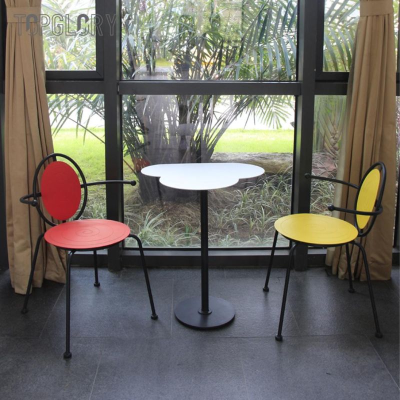 Modern Home Furniture New Design Outdoor Courtyard Balcony Leisure Dining Tables Chairs