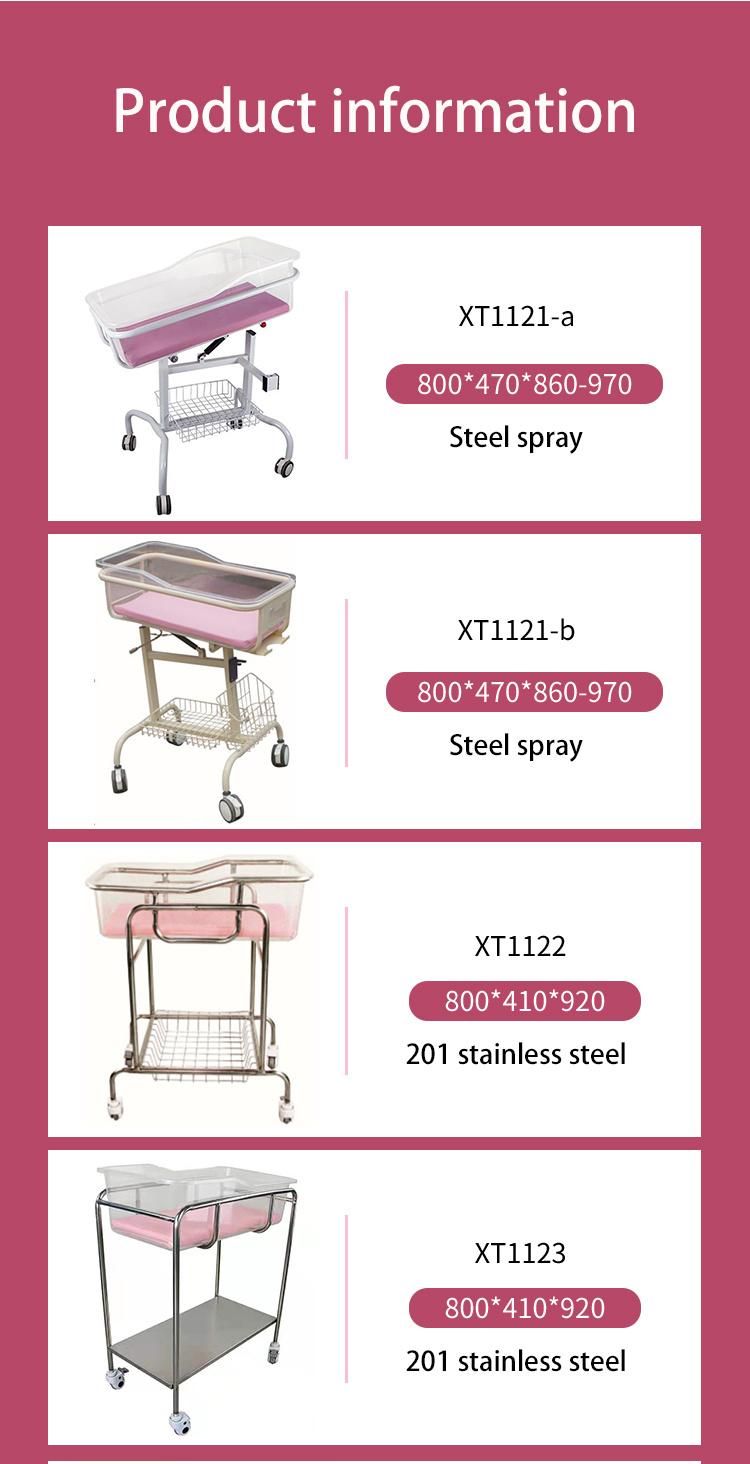 Modern Fashion Furniture Baby Cot for Newborn Baby in Hospital Used