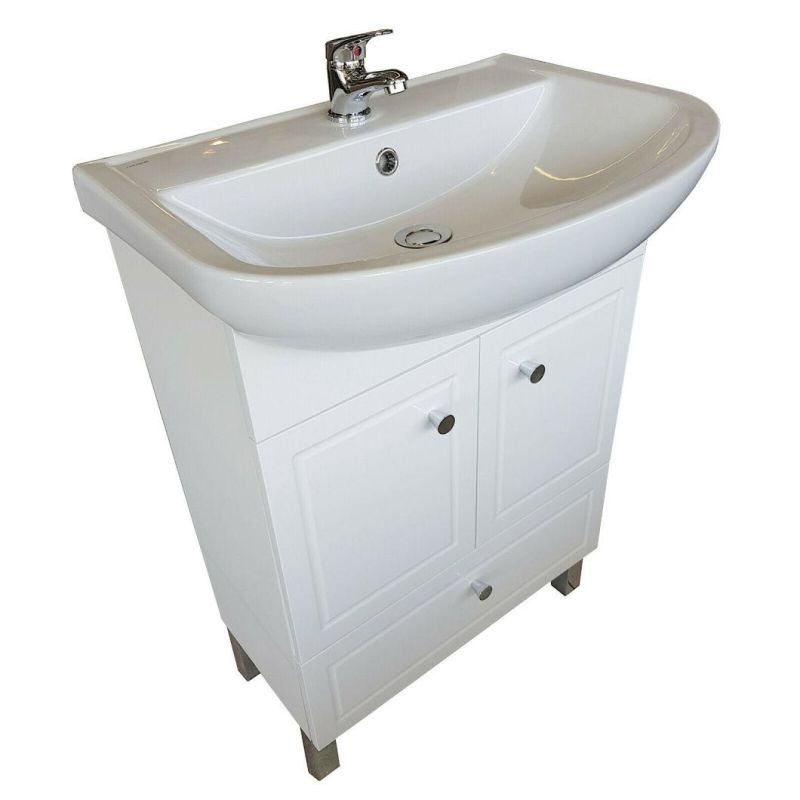 Bathroom Furniture Vanity Unit High Gloss White Vanity Unit MDF Bathroom