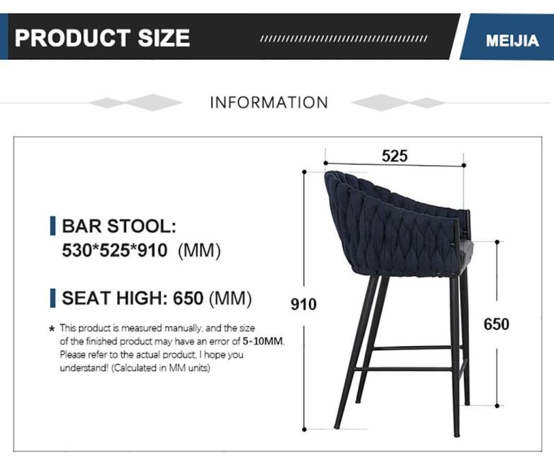 American Bar Counter High Chair Kitchen Bar for Home Hotel Bistro High Stool Bar Chair