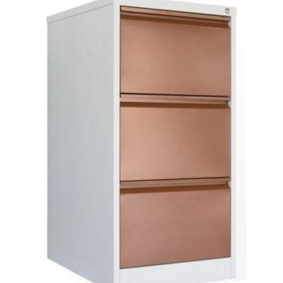 Powder Painted 3 Drawer Filing Cabinet