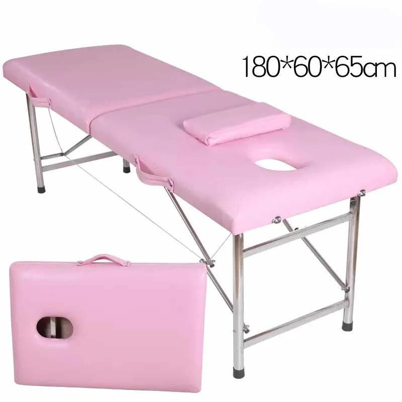 Hot Sale Portable Collapsible Tattoo Beauty Massage Bed High Quality SPA Moxibustion Bed Massage Table