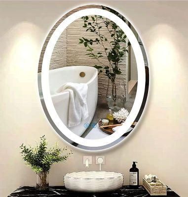 New Hotel Home Decor Wall Mounted Decorative Makeup Glass Bathroom LED Mirror