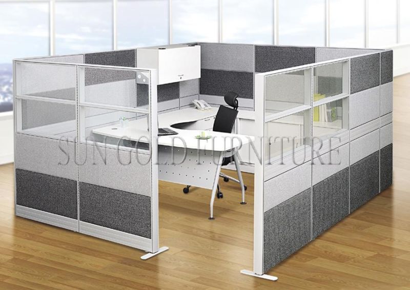 Modern Office Tempered Glass Wall Partition with Customized Requirement (SZ-WS684)