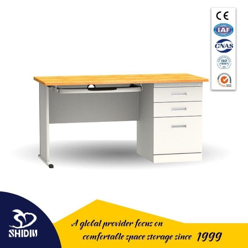 MDF Top Classic Metal Computer Office Desk