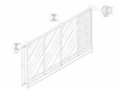 Single Glazed Partition Divided Office Partition