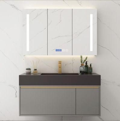 Nordic Bathroom Cabinet Combination Light Luxury Rock Board Modern Simple Bathroom Cabinet