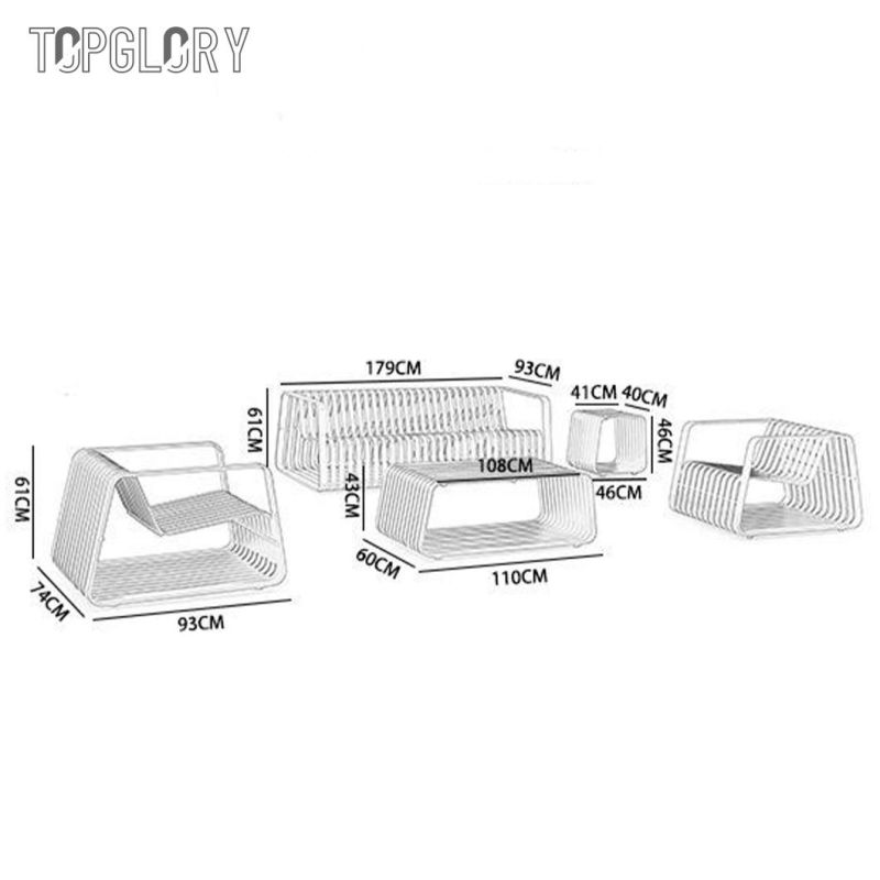 2022 New Design Aluminum Outdoor Furniture Restaurant Table and Chairs