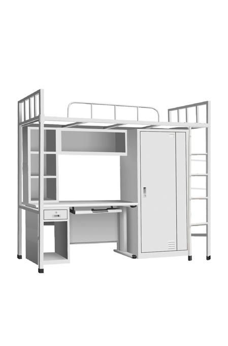 School Double Bed Heavy Duty Steel Metal Bunk Bed