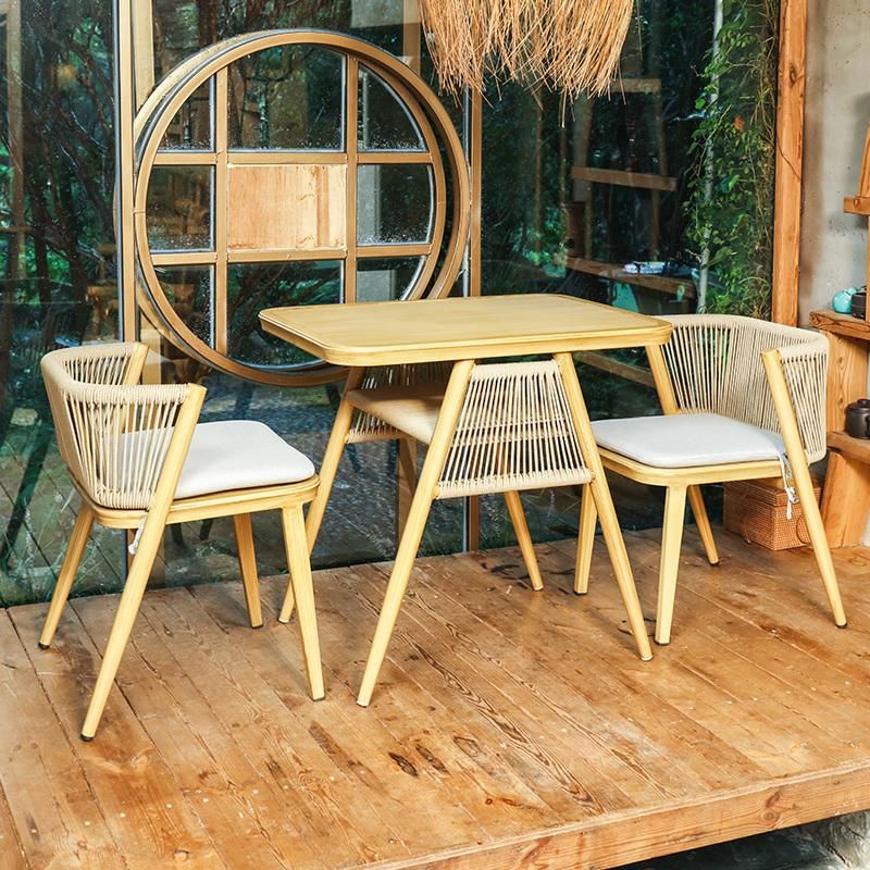 Modern Hot Sale Hotel Swimming Pool Style Outdoor Leisure Rope Terrace Sofa Furniture
