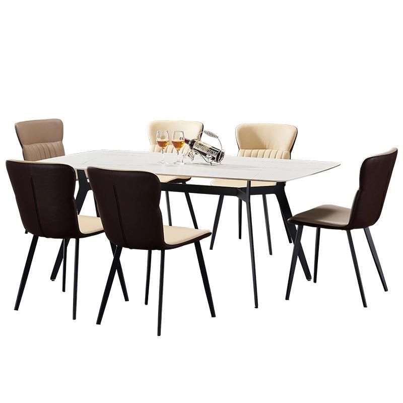 Restaurant Home Furniture Set Metal Frame Office Leisure Dining Chairs