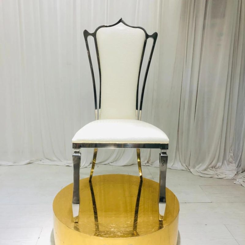 Post Modern Stainless Steel Chair Home Furniture Wedding Chair