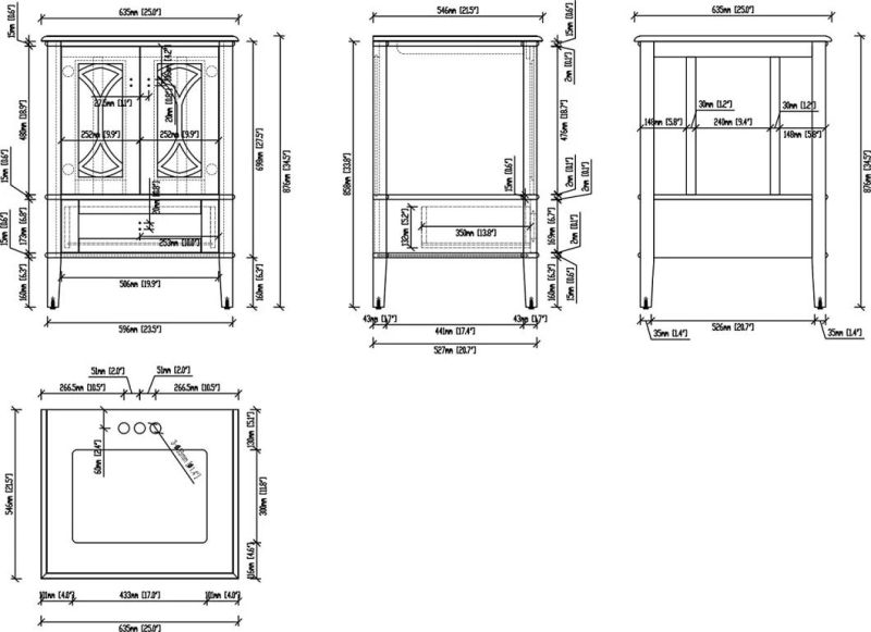 2022 New Design Openwork and Carving American Style Bathroom Cabinet Bathroom Vanity