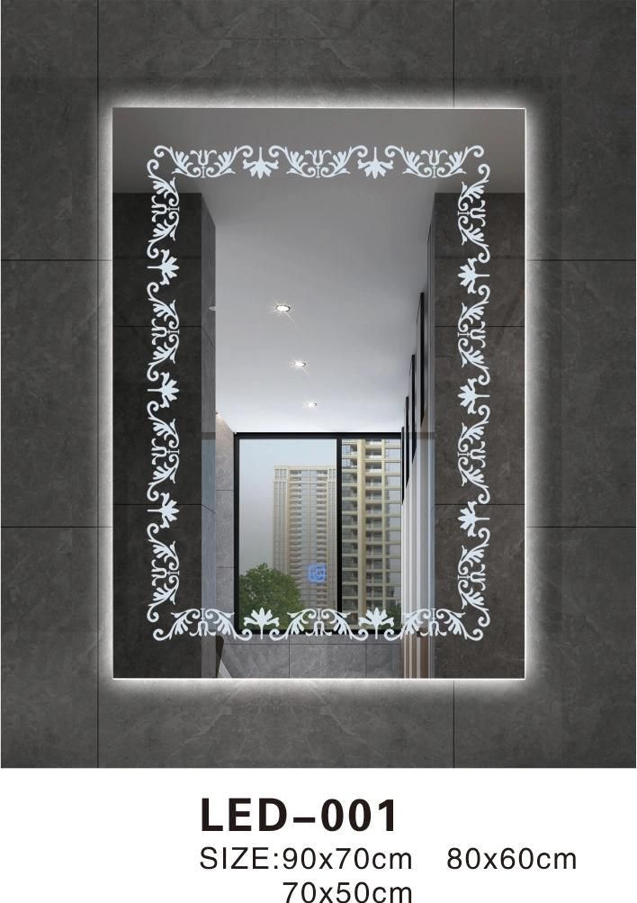 New Design Luxury Illuminated Bathroom LED Mirror Wholesale