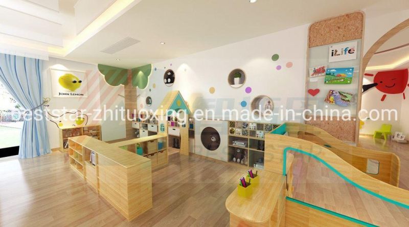 Modern Kindergarten and Preschool School Classroom Furniture, Kids Wooden Furniture, Nursery and Daycare Baby Furniture