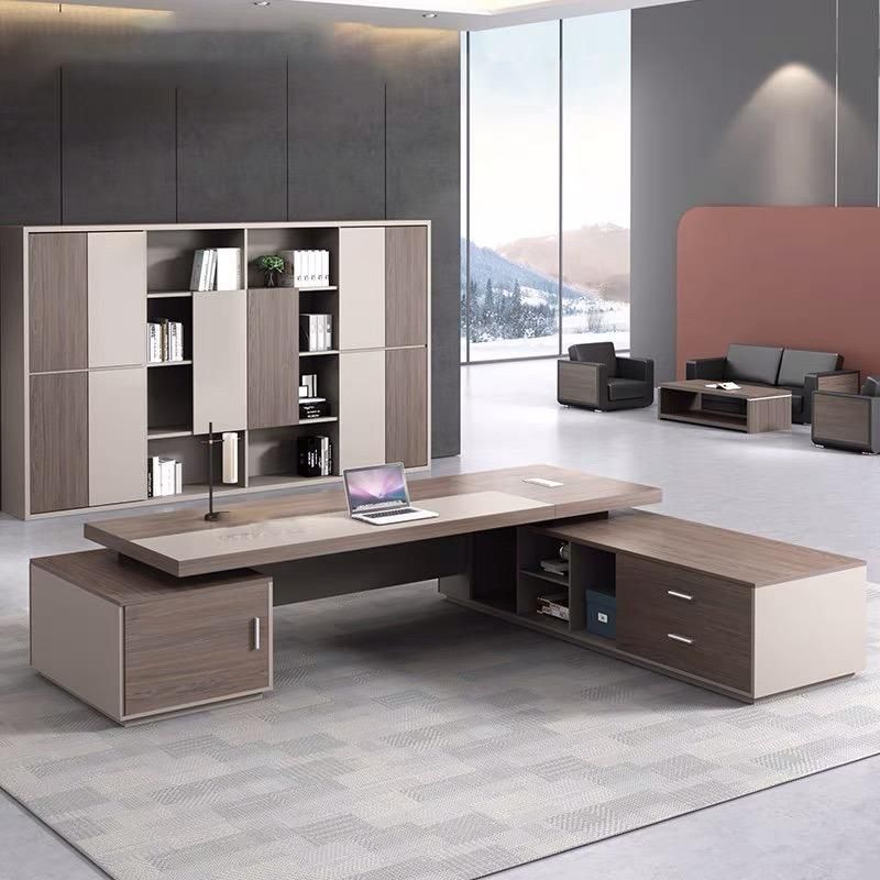 Modern Luxury High Quality New Executive L Shape Office Desk Furniture