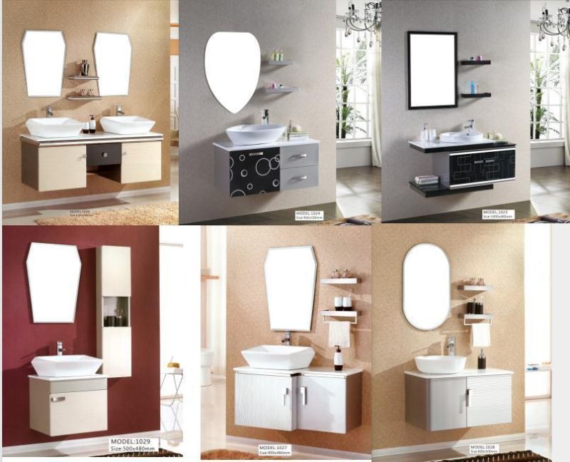 Bathroom Furniture Stainless Steel Modern Cabinet Vanity