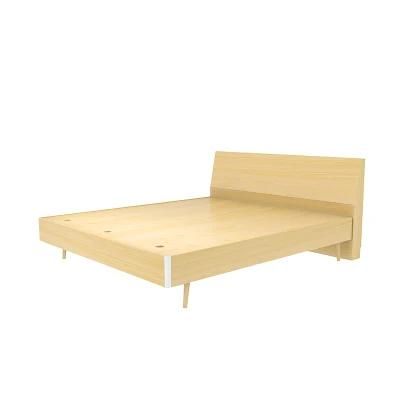 Wooden Wholesale Modern Upholstered Furniture King Size Bedroom Hotel Bed