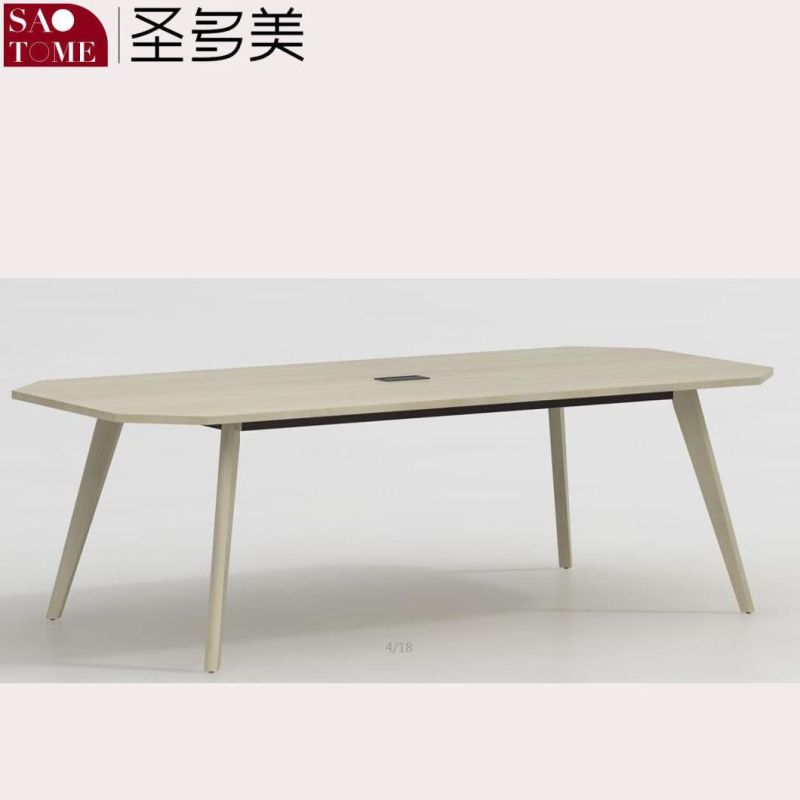 Modern Minimalist Rectangular Negotiating Table Conference Table