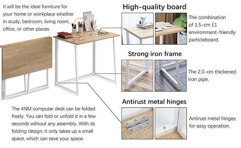 Modern Design Simple Corner Living Room Table Long Computer Desk