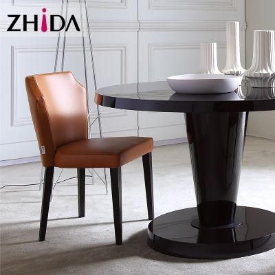 Home Furniture Restaurant Dining Leather Chair