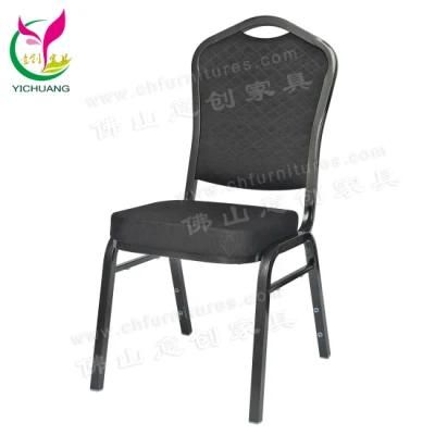 Yc-Zg36-01 Cheap Morden Metal Black Metal Hotel Chair for Banquet