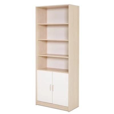 Customized Modern Design Wooden Bookcases with Cabinet