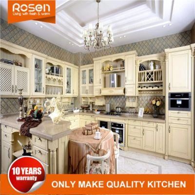 Wholesale American Villa Teak Modern Wood Kitchen Cabinet Furniture