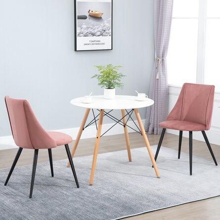 Hot Selling Dining Room Furniture Modern MDF Small Round Dining Table Set for 2