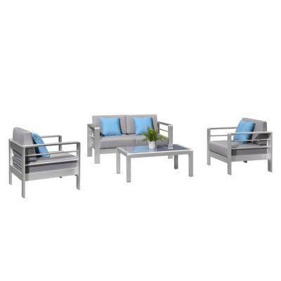 Garden Outdoor Lounge Modern Sectional Sofa Aluminum Patio Set Furniture