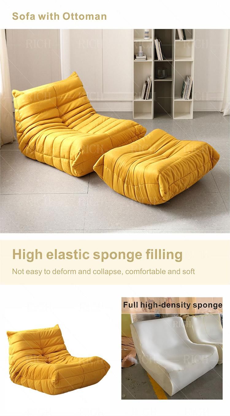 Kids Adults Living Room Floor Sofa Chair Modern Designer Togo Sofa Chair