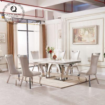 Modern Home Furniture Dining Room Table Sets Stainless Steel Dining Tables