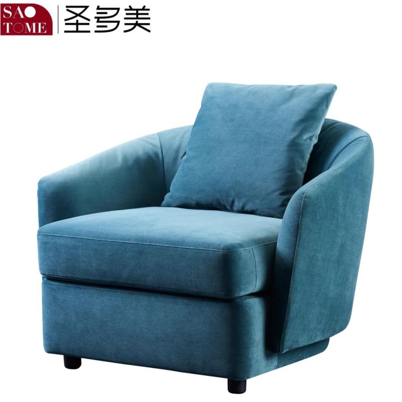 Modern Comfortable Lazy Sofa Hotel Living Room Leather Leisure Chair