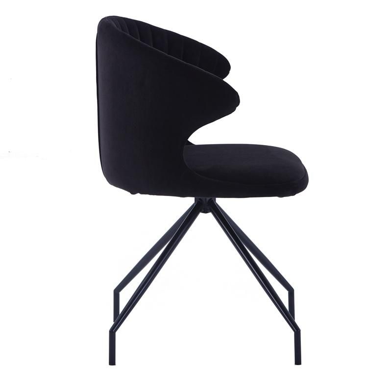 Room Furniture Decent Fabric Seat Comfortable Back Modern Dining Chair