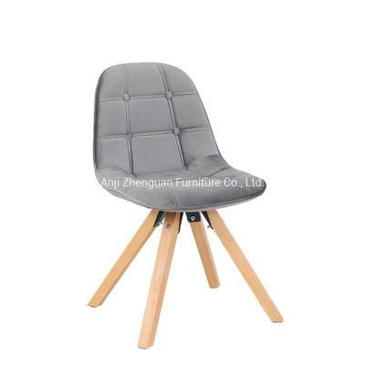 Wood Leisure Lounge Hotel Home Restaurant Modern Furniture Dining Chair (ZG19-052)