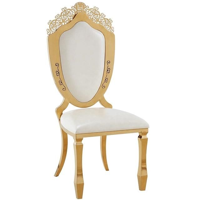 Rent Wedding Luxury Royal Design Banquet Event Chairs Stainless Steel