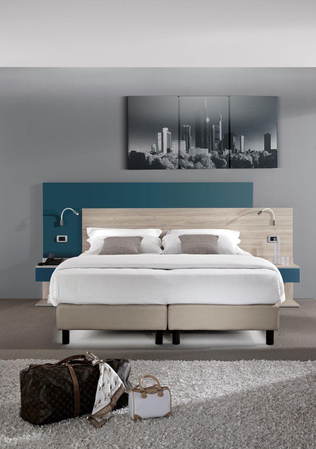 Scratch Resistance Simple Hotel Motel Furniture in Bedroom