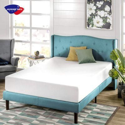 China Factory Sleep Well Single Double Full King Mattresses Royal Luxury High Density Swirl Gel Memory Rebonded Foam Mattress