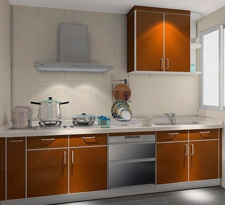 Hot Sale Modern Style PVC Door Kitchen Cabinet