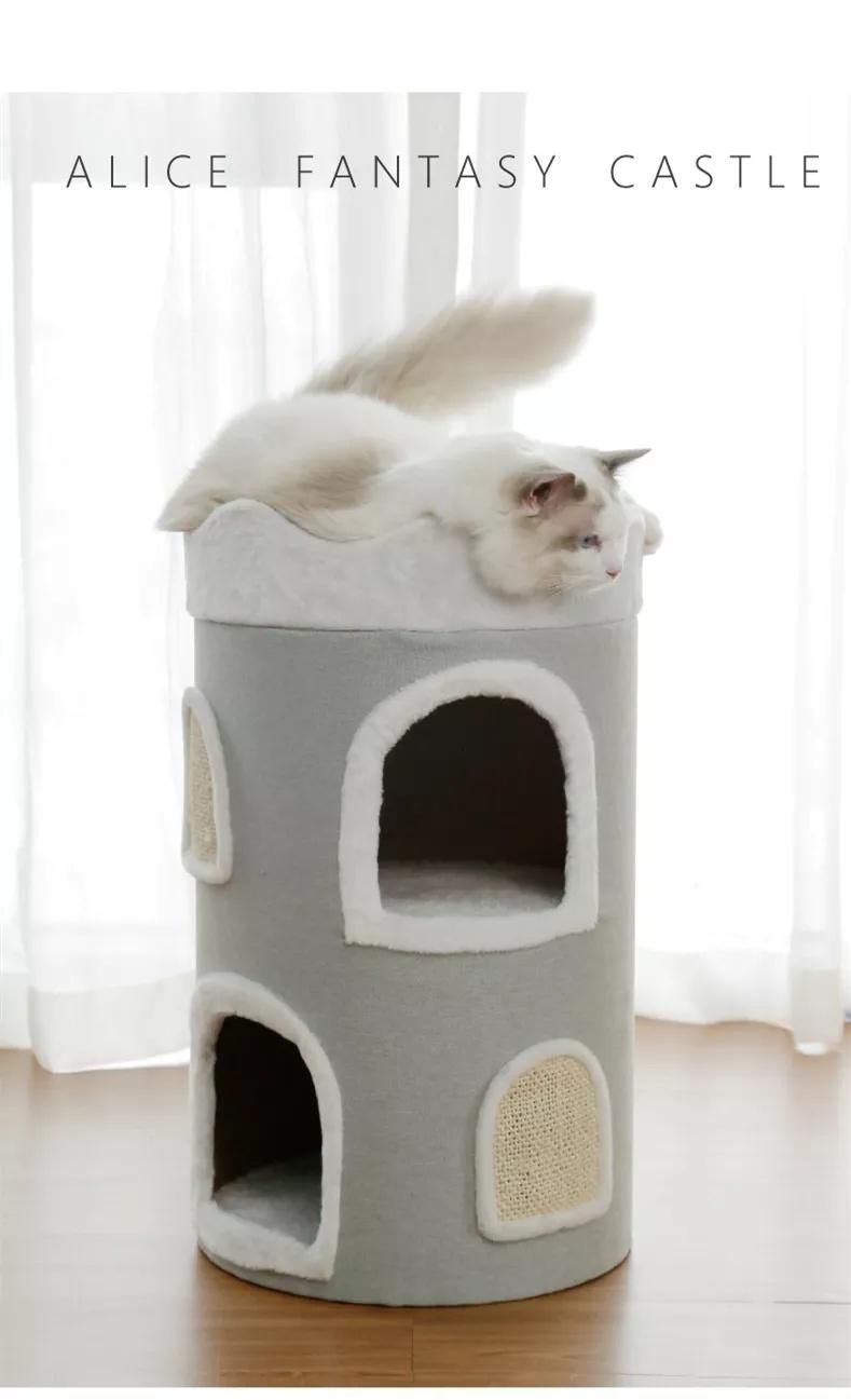 Modern Cat Furniture Cat Play House for Fun Cat Castle